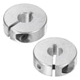 thumbnail image 1 of Uxcell 2-Pack Single Split Shaft Collar 10mm Bore 30mm OD, 10mm Thickness Aluminum Clamp-On Shaft Collars [Silver], 1 of 6