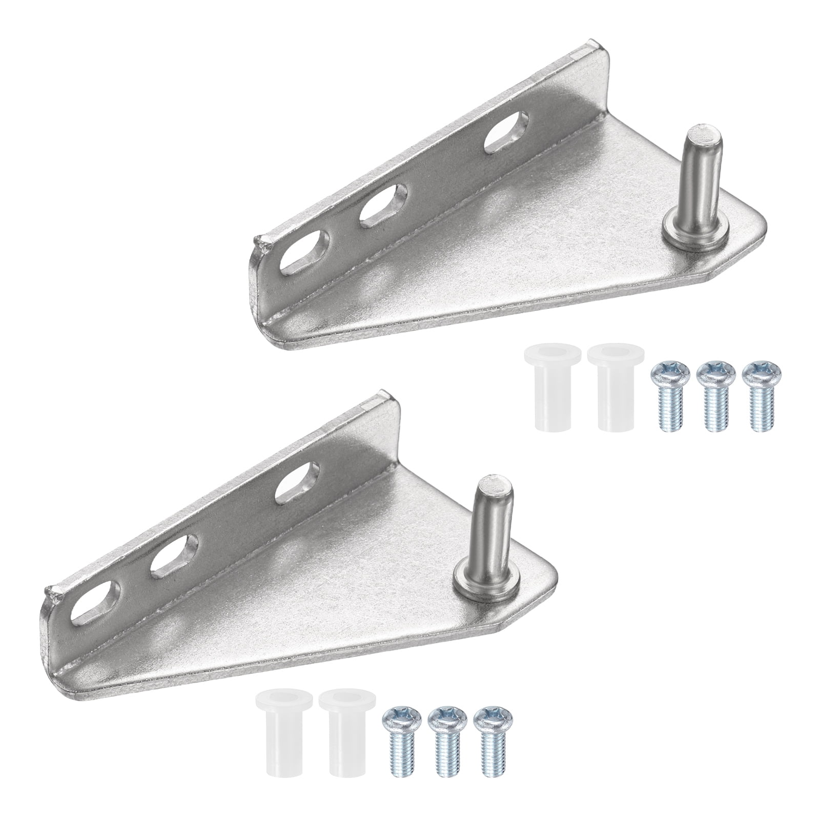 Uxcell 2 Pack Stainless Steel Fridge Hinges Replacement, Freezer Door ...
