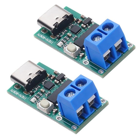 Uxcell 2 Pack Type-C PD Protocol Fast Charge Trigger Welding Terminal Model Detector