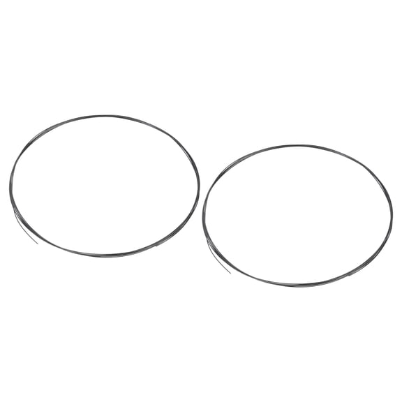 Uxcell 2 Pack99.95% High Purity Tungsten Wire, 0.03mm Dia x 2 Meter Length Metal Coil