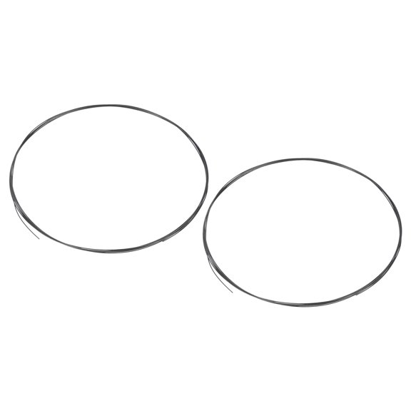 Uxcell 2 Pack99.95% High Purity Tungsten Wire, 0.5mm Dia x 2 Meter Length Metal Coil