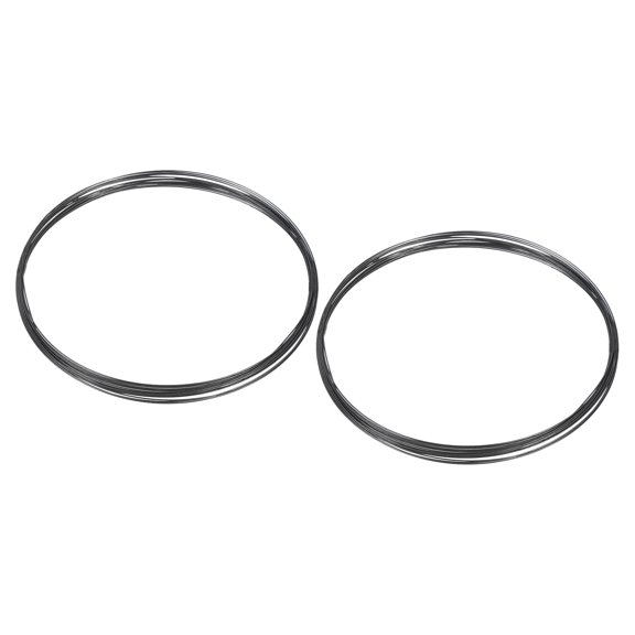 Uxcell 2 Pack99.99% High Purity Tungsten Wire, 0.08mm Dia x 5 Meter Length Metal Coil