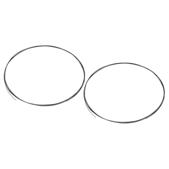Uxcell 2 Pack99.99% High Purity Tungsten Wire, 0.3mm Dia x 2 Meter Length Metal Coil