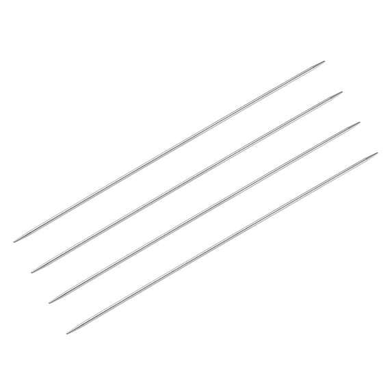 Uxcell 2 Pairs 4.4mm Double Pointed Knitting Sweater Needle Set, 15.75 Inches Length