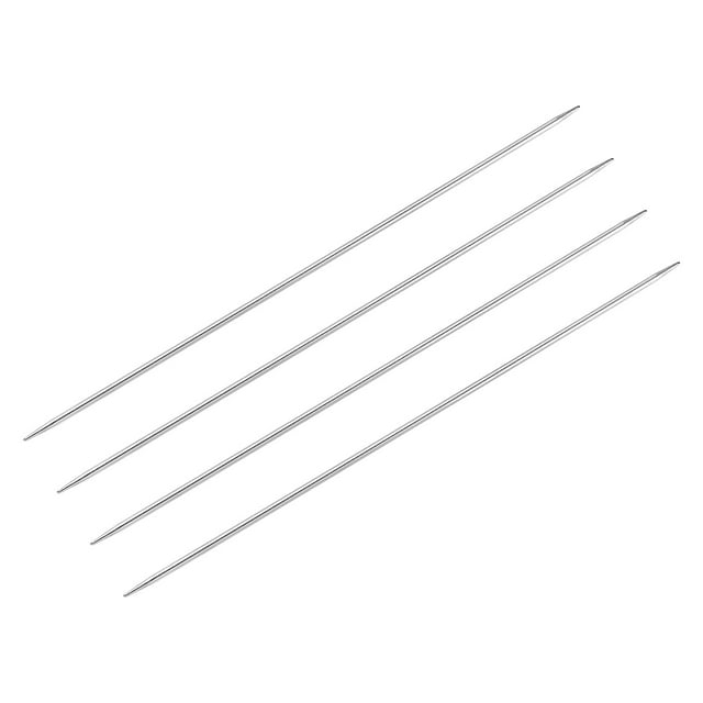 Uxcell 2 Pairs 4.8mm Double Pointed Knitting Sweater Needle Set, 15.75 Inches Length