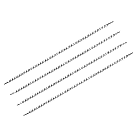 Uxcell 2 Pairs 4mm Double Pointed Knitting Sweater Needle Set, 9.84 Inches Length