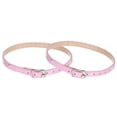 thumbnail image 1 of Uxcell 2 Pairs High Heel Shoe Straps, Detachable Ankle Shoelace Straps Replacement Shoelace Shoe Accessories for Women's Loose High Heels Slippers Sandals, Pink, 1 of 6