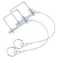 thumbnail image 1 of Uxcell 2 Pcs 1/4"x 2-5/32"Square Trailer Coupler Pins with Ear Extended Cord, 1 of 7