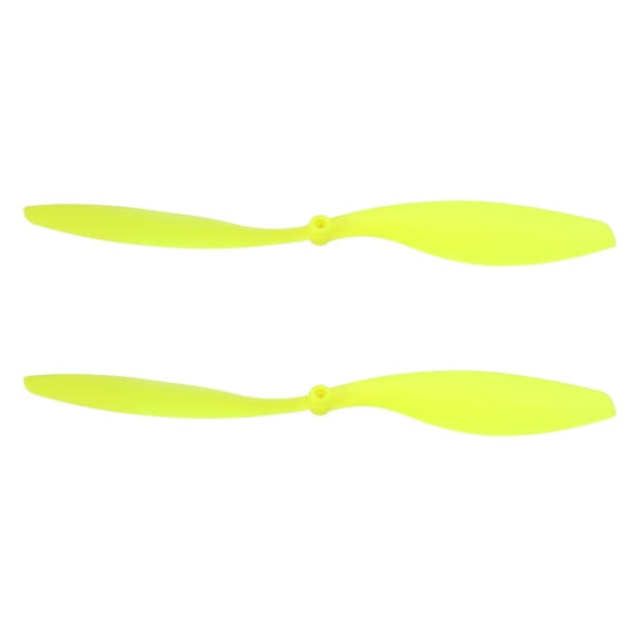 Uxcell 2 Pcs 11x8 Inch Propeller RC Propellers 2-Vane Blades Slow Flyer Props for Lightweight Drones Motor Special Prop Accessories, Black
