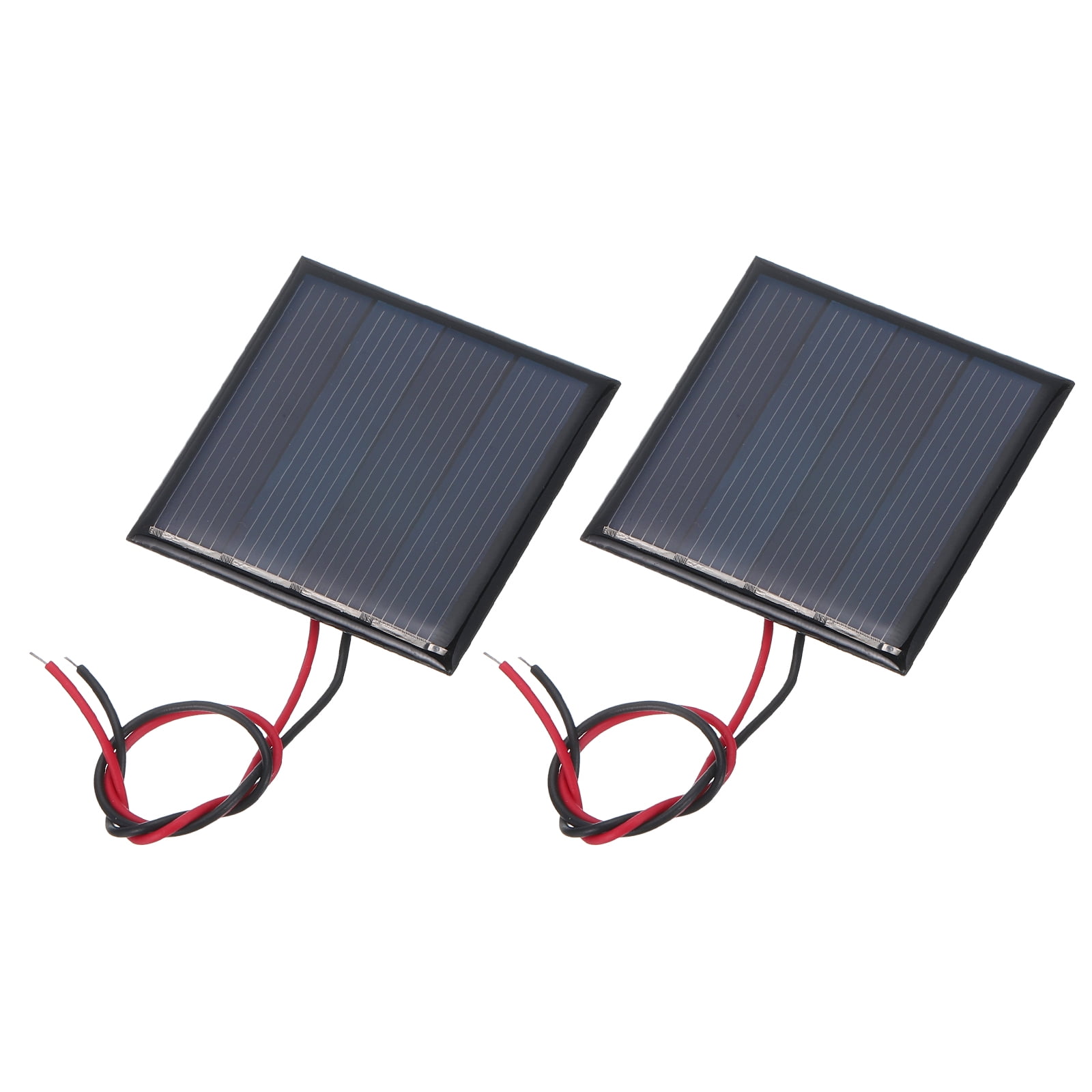 Uxcell 2 Pcs 2V 0.22W 110mA Mini Solar Panels, Small Polycrystalline ...
