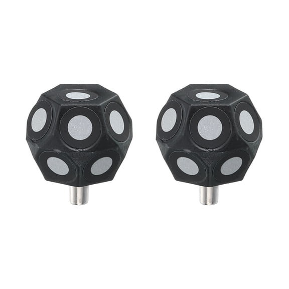 Uxcell 2 Pcs 3D Magnetic Ball Marker 6mm 3D Scanning Markers 3D Tracking Dots Reference Point 3D Target Diffuse Reflection Markers