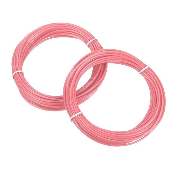 Uxcell 2 Pcs 3D Pen Filament, 1.75mm Dia 33ft Length PLA 3D Printing Pen Filament Refills for 1.75mm 3D Printing Pen, Orange Red