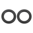 thumbnail image 1 of Uxcell 2 Pcs 4.5 Inch Rubber Speaker Edge Surround Rings 117x75mm(IDxOD) Perforated Subwoofer Rings Replacement Parts for Speaker Repair or DIY, Black, 1 of 6