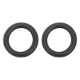 thumbnail image 1 of Uxcell 2 Pcs 4 Inch Rubber Speaker Edge Surround Rings 98x66mm(IDxOD) Perforated Subwoofer Rings Replacement Parts for Speaker Repair or DIY, Black, 1 of 6