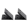 thumbnail image 1 of Uxcell 2 Pcs 45 Degree Aluminum Profile Corner Brackets, 2.36 x 1.77 Inch(Black), 1 of 6