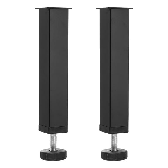 Uxcell 2 Pcs Adjustable Height Center Support Leg, 7Inch Bed Support Legs, Black
