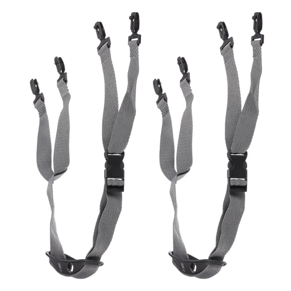 Uxcell 2 Pcs Adjustable Helmet Strap Accessory for Hard Hat with Protective Buckle Lock Y-Type