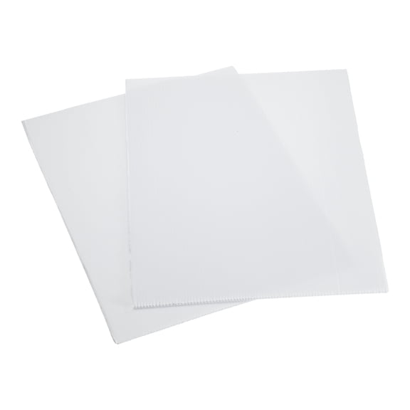 Uxcell 2 Pcs Corrugated Plastic Sheet, 4mm White Corrugated Plastic Boards 10 x 10 Inch Blank Waterproof Yard Signs for DIY Crafts, Guidepost Decorations, Party Decoration