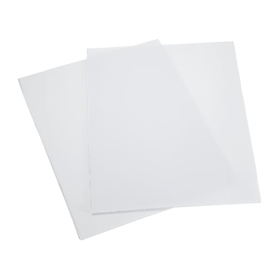 Uxcell 2 Pcs Corrugated Plastic Sheet, 4mm White Corrugated Plastic Boards 12 x 8 Inch Blank Waterproof Yard Signs for DIY Crafts, Guidepost Decorations, Party Decoration