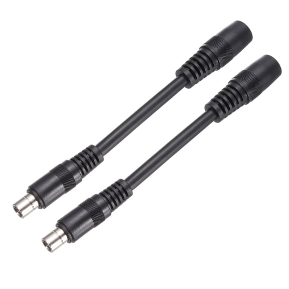 Uxcell 2 Pcs DC5521 to DC8020 Adapter Cable, 20 AWG DC5521 Male to DC8020 Female Connector