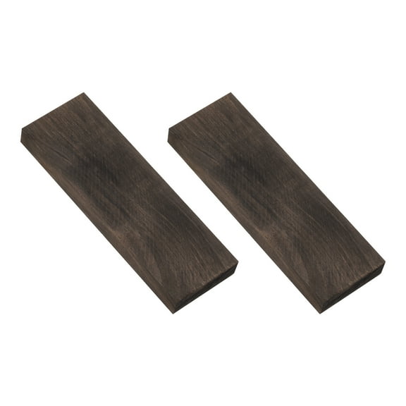 Uxcell 2 Pcs Hardwood Lumber Natural Exotic Woods for DIY Crafts, Black Brown