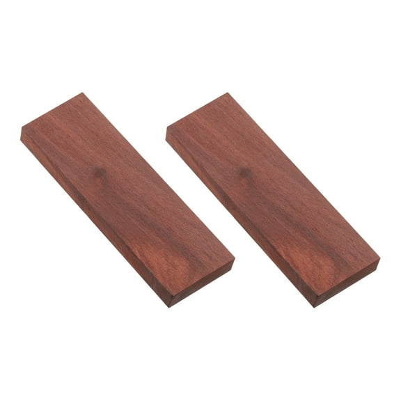 Uxcell 2 Pcs Hardwood Lumber Natural Exotic Woods for DIY Crafts, Dark Brown