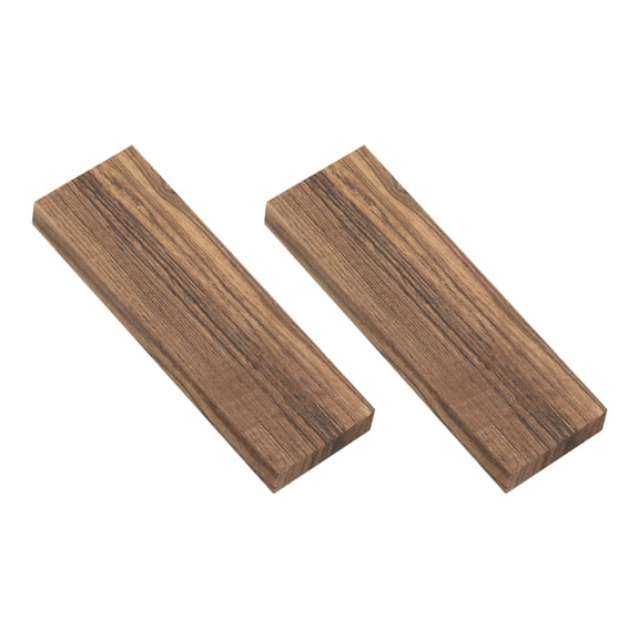 Uxcell 2 Pcs Hardwood Lumber Natural Exotic Woods for DIY Crafts, Light Khaki