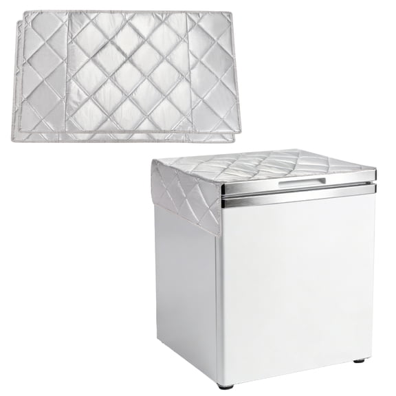 Uxcell 2 Pcs Insulated Freezer Cover 20"x20" - Waterproof Refrigerator Covers Sunshade Protector Insulation Blanket with Aluminum Foil and Magnet for Chest Freezer/Cold Storage