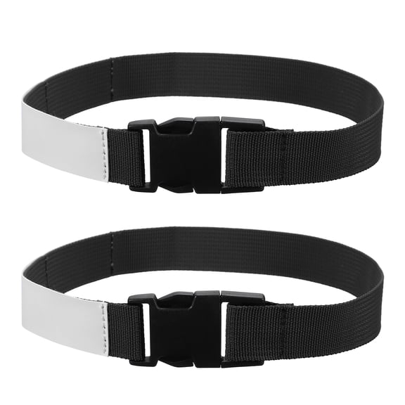 Uxcell 2 Pcs Laundry Strap with Buckle, Multipurpose Laundry Strap Replacement Wash Care Utility Household Cleaning Loop Athletics Accessories Tools Storage, Black