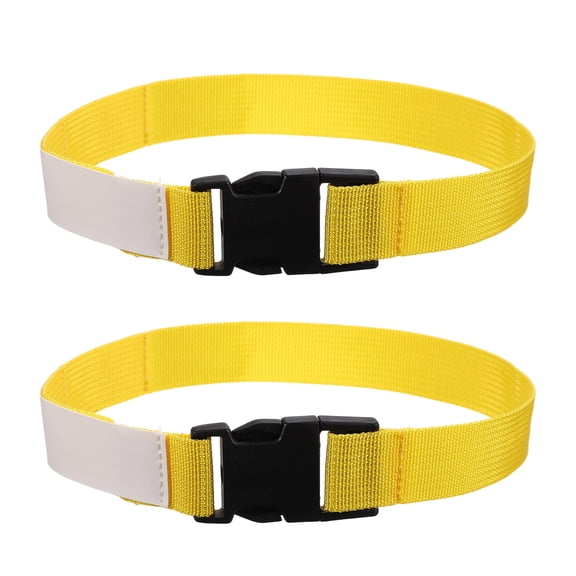 Uxcell 2 Pcs Laundry Strap with Buckle, Multipurpose Laundry Strap Replacement Wash Care Utility Household Cleaning Loop Athletics Accessories Tools Storage, Yellow