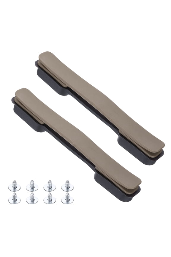 2 Pcs Luggage Handle Replacement with Screws 8.5 Inch Suitcase Handle, Brown