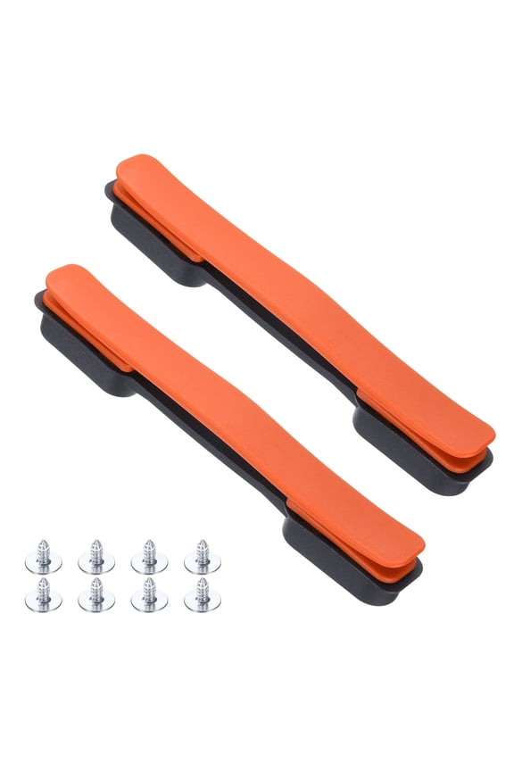 2 Pcs Luggage Handle Replacement with Screws 8.5 Inch Suitcase Handle, Orange