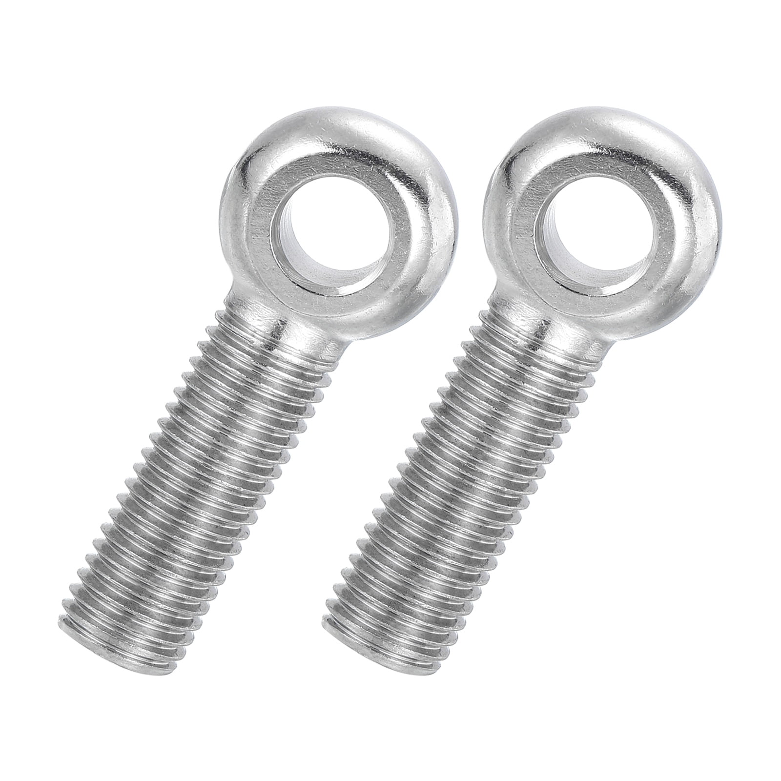 Large Thread Rigging Bolt Uxcell 2 Pcs M16x60mm Shoulder Swing Lifting Eye Bolt, 304 Stainless ...