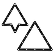 Uxcell 2Pcs Magic Rack, 8, 9, and 10 Ball Combo Pack Magic Ball Rack Sheet Pool Rack Table Ball Holder