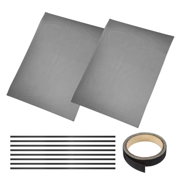 Uxcell 2 Pcs Magnetic Floor Vent Covers for Home Floor and Ceiling (Black, 16-Inch x 12-Inch)
