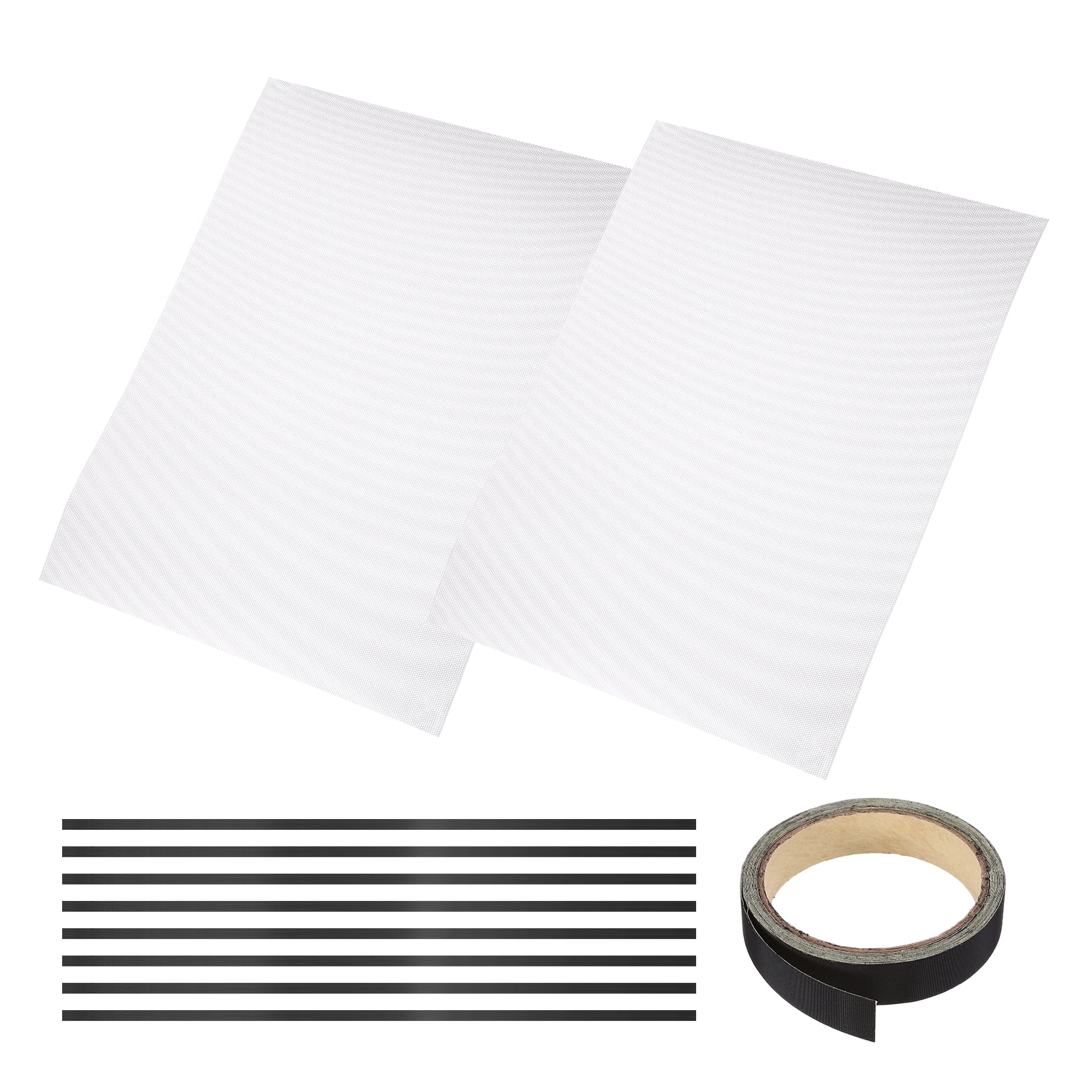 Uxcell 2 Pcs Magnetic Floor Vent Covers for Home Floor and Ceiling (White, 16-Inch x 12-Inch)