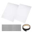 thumbnail image 1 of Uxcell 2 Pcs Magnetic Floor Vent Covers for Home Floor and Ceiling (White, 16-Inch x 12-Inch), 1 of 7