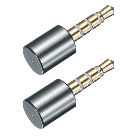 Uxcell 2 Pcs Microphone Blocker, USB 3.5mm Audio Blocker Audio Privacy Protector for Laptops/Smartphones/Tablets/Computers, Grey