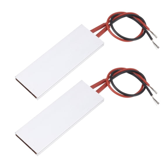 Uxcell 2 Pcs PTC Heating Element, AC DC 110V PTC Heating Plate Aluminum Shell Ceramics Polyimide Film Plate Heater 21W-225W 230C Insulated Constant Temperature Ceramic Thermostatic
