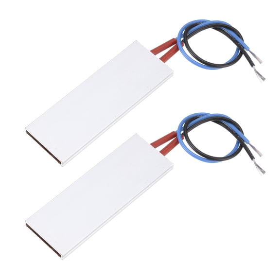 Uxcell 2 Pcs PTC Heating Element, AC DC 110V PTC Heating Plate Aluminum Shell Ceramics Polyimide Film Plate Heater 21W-300W 160C Insulated Constant Temperature Ceramic Thermostatic