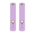 thumbnail image 1 of Uxcell 2 Pcs Phone Loop Finger Holder Silicone Phone Strap Grip Holder for Most Smartphones Purple, 1 of 6