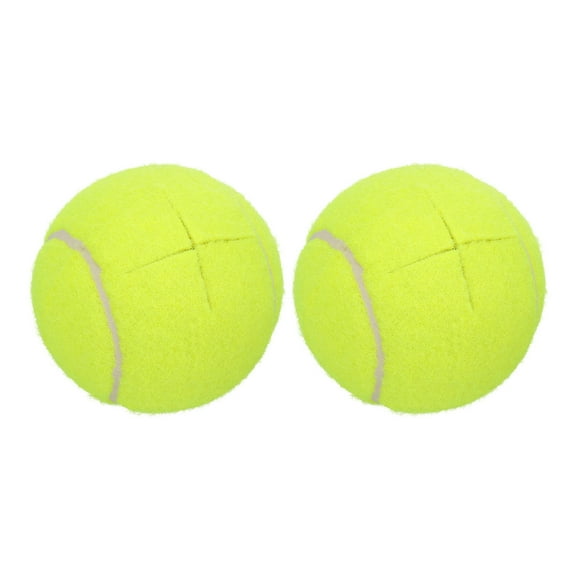 Uxcell 2 Pcs Precut Walkers Tennis Balls, Universal Precut Glide Ball Walkers Accessories Glides for Furniture Legs and Floor Protection, Yellow