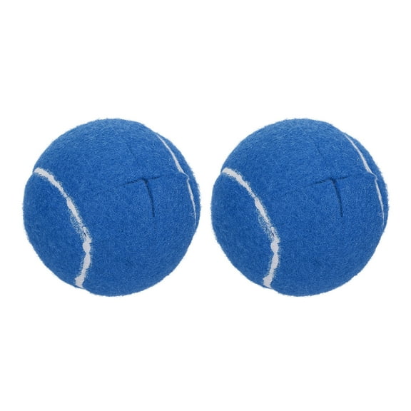 Uxcell 2 Pcs Precut Walkers Tennis Balls, Universal Precut Glide Ball Walkers Accessories Glides for Furniture Legs and Floor Protection, Dark Blue
