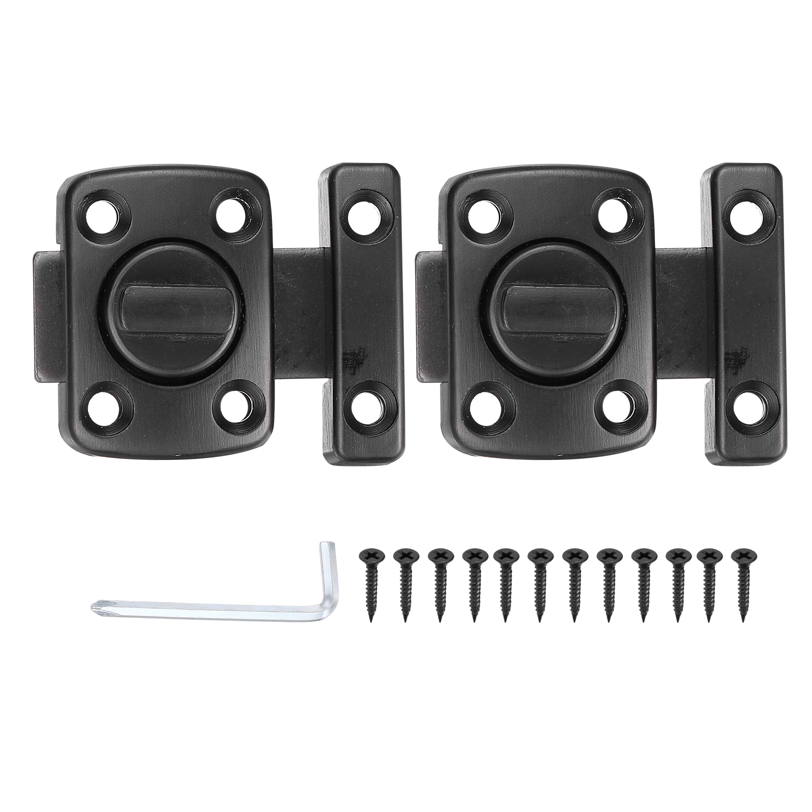 Latch One Way Rotation Uxcell 2 Pcs Rotate Bolt Latch, 1.6