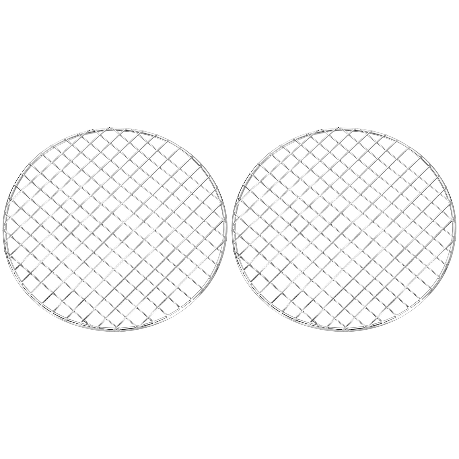 Uxcell 2 Pcs Round Cooking Rack, Dia 8.3 Inch Stainless Steel Grill ...