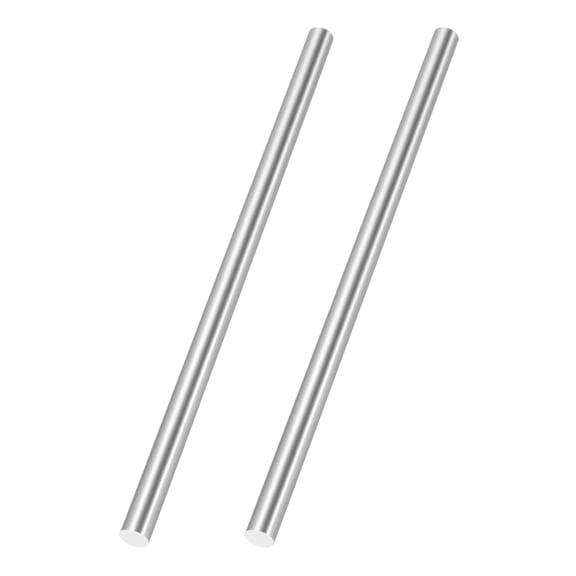 Uxcell 2 Pcs Round Steel Rod 9mm Diameter HSS Lathe Bar Stock Tool 150mm Long for Shaft Gear Drill Lathes Boring Machine Turning Miniature Axle Cylindrical Pin DIY Craft Tool