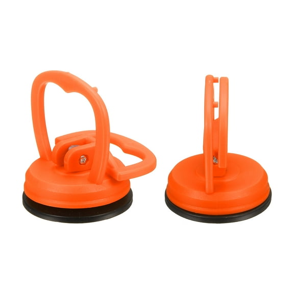 Uxcell 2 Pcs Screen Suction Cup, 2.4" Phone Screen Repair Suction Cup, Orange