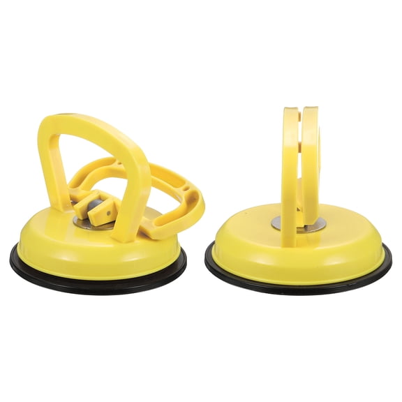 Uxcell 2 Pcs Screen Suction Cup, 4.7" Screen Repair Suction Cup Thickening, Yellow