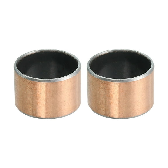Uxcell 2 Pcs Sleeve Bearing 1" Bore x 1-1/8" OD x 3/4" Length Plain Bearings Wrapped Oilless Bushings Self-Lubricating Bushings for Sliding Parts of Machinery