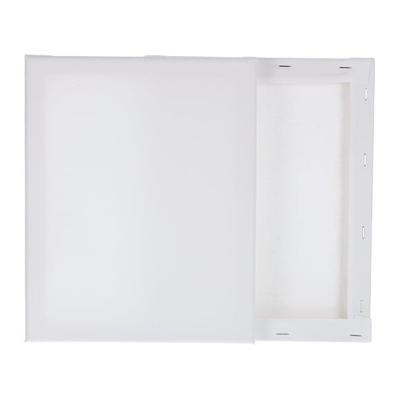 Uxcell 2 Pcs Stretched Canvas, 8x10" Artist Boards 4/5" Profile Cotton Panels,White